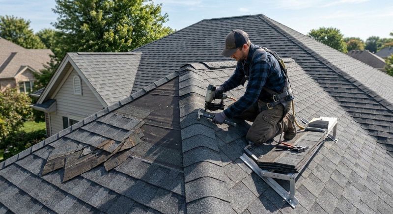 A Frame Roof Repair in Cook County, IL