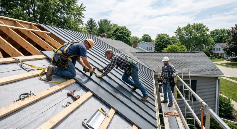 Aluminum Roof Installation in Chicago Ridge, IL