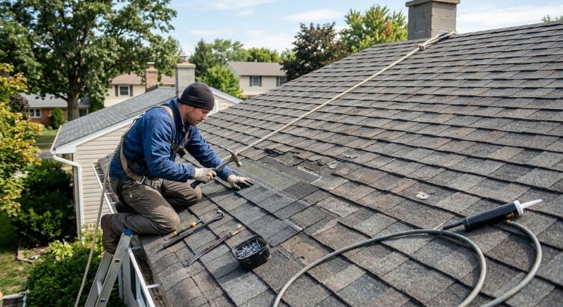 Asphalt Roof Leak Repair in Evanston, IL