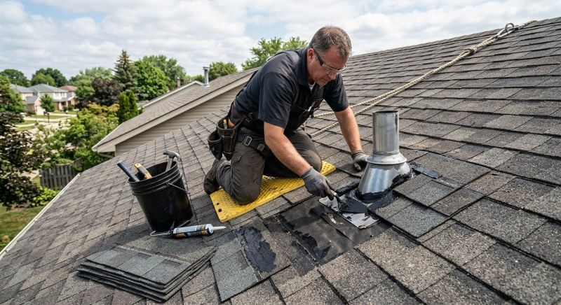Asphalt Roof Leak Repair in Lockport, IL
