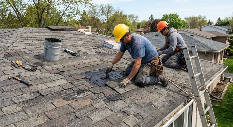 Asphalt Roof Repair in Griffith, IN