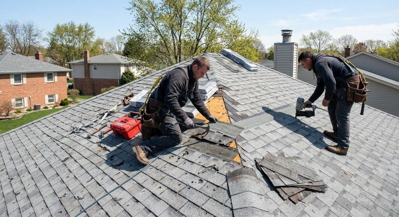 Asphalt Roof Repair in Lombard, IL
