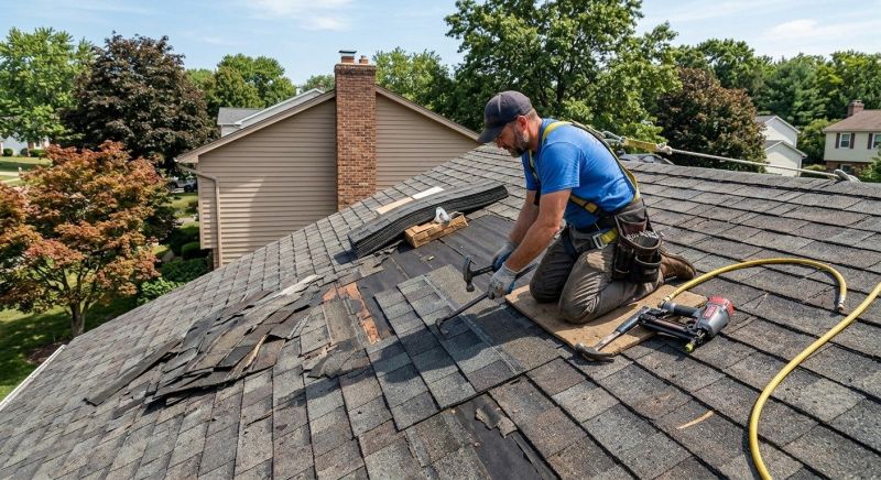 Asphalt Shingles Repair in Lombard, IL