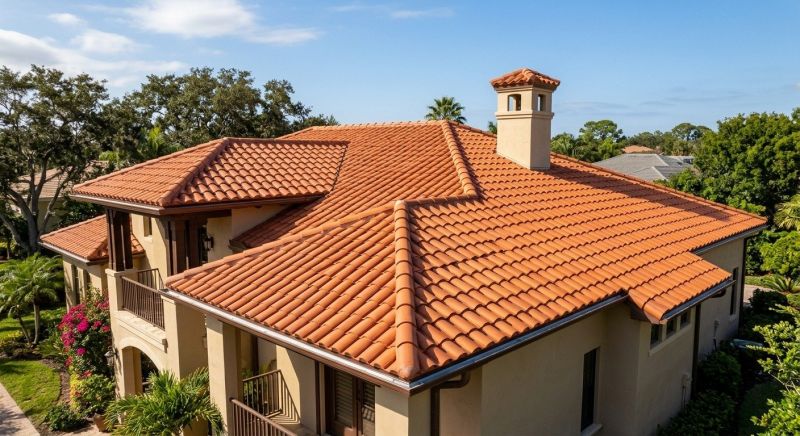 Barrel Tile Roof Installation in Cook County, IL