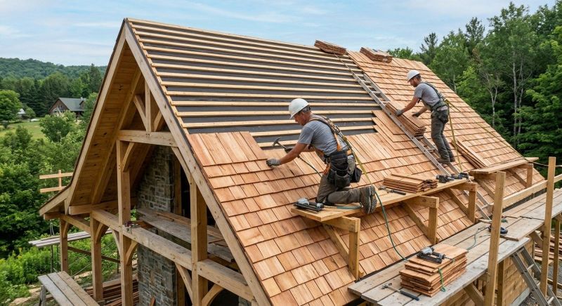 Cedar Roof Construction in Cook County, IL