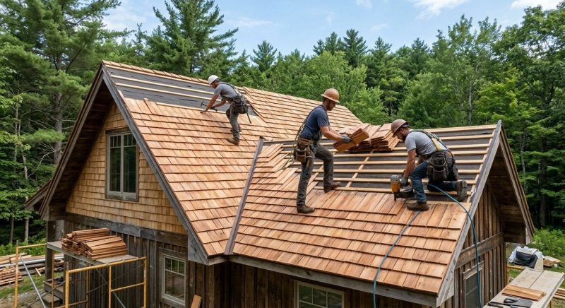 Cedar Roof Installation in Clarendon Hills, IL