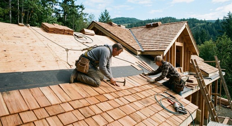 Cedar Roof Installation in Itasca, IL