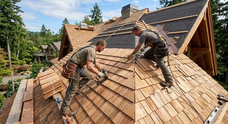 Cedar Roof Installation in Lansing, IL