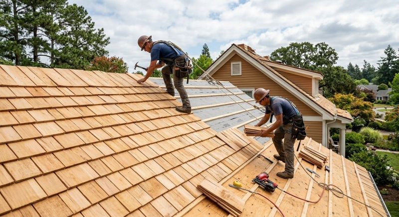 Cedar Roof Installation in Midlothian, IL