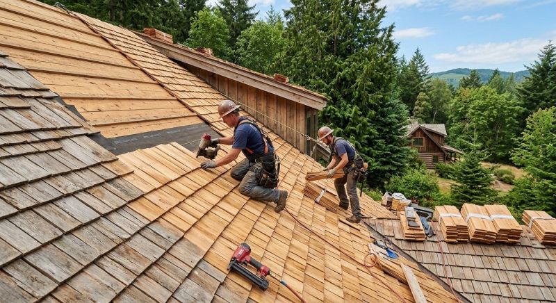 Cedar Roof Installation in Roselle, IL