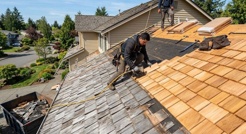 Cedar Roof Replacement in Highland, IN