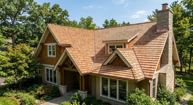 Cedar Shake Roof Construction in Mount Prospect, IL