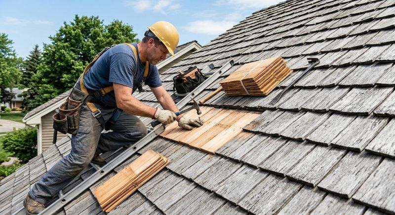 Cedar Shingles Repair in Elk Grove Village, IL