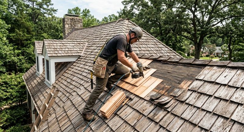 Cedar Shingles Repair in Evergreen Park, IL