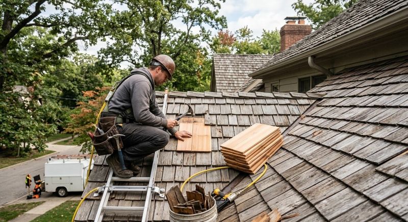 Cedar Shingles Repair in Evergreen Park, IL