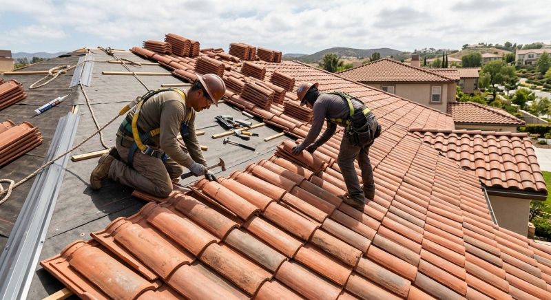 Clay Roof Installation in Darien, IL