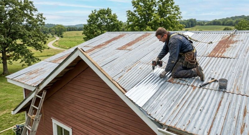 Corrugated Roof Repair in Homewood, IL