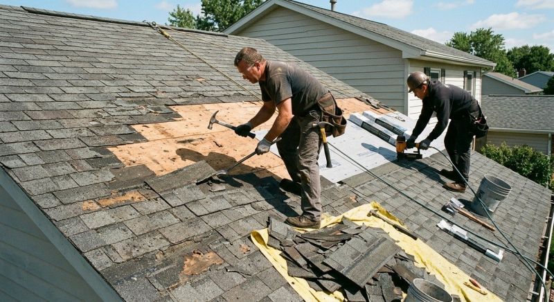 Damaged Roof Repair in River Forest, IL
