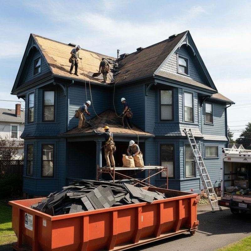 Damaged Roof Replacement in Lombard, IL