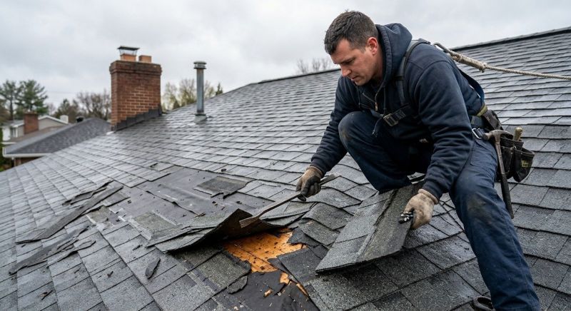 Damaged Roof Replacement in Munster, IN