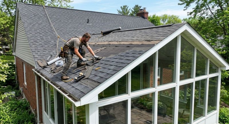 Damaged Roof Replacement in Wilmette, IL