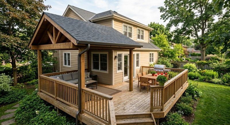 Deck Roof Construction in Cook County, IL