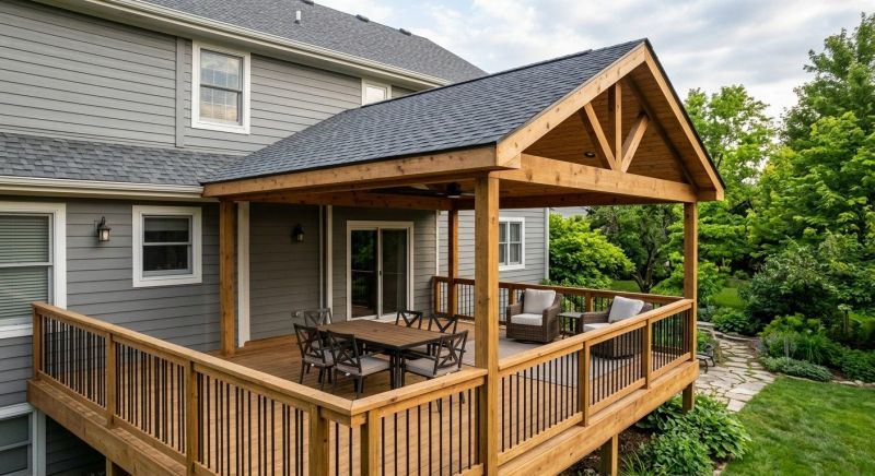 Deck Roof Construction in Cook County, IL