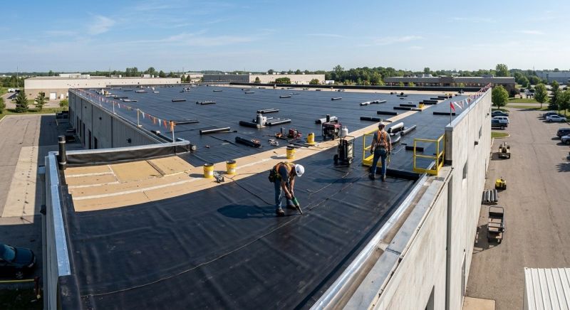 Flat Roof Installation in Glen Ellyn, IL