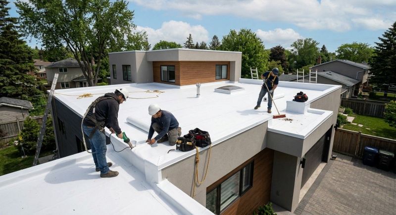 Flat Roof Installation in Medinah, IL