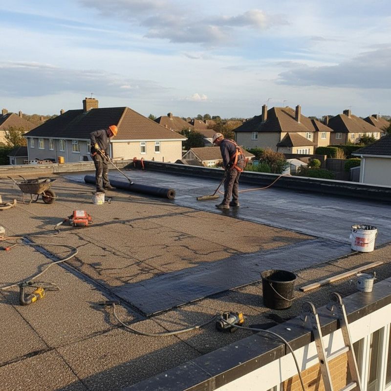 Flat Roof Repair in Gary, IN