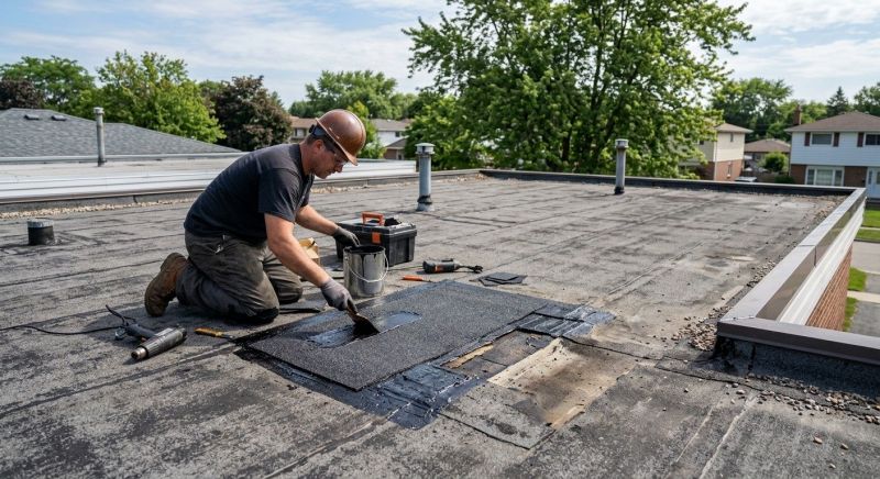 Flat Roof Repair in Cook County, IL
