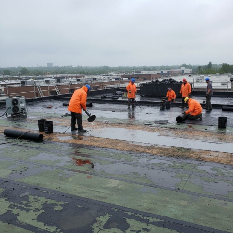 Flat Roof Repair in Monee, IL