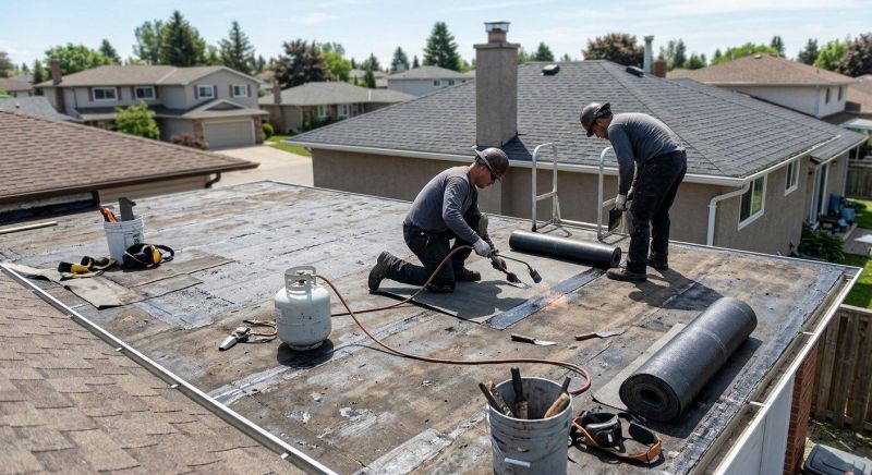 Flat Roof Repair in Palos Park, IL