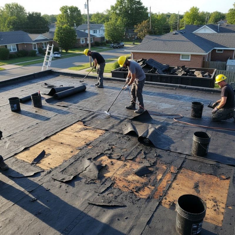 Flat Roof Repair in Schererville, IN