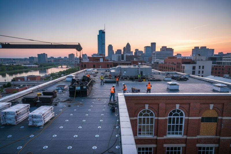 Flat Roof Replacement in Darien, IL