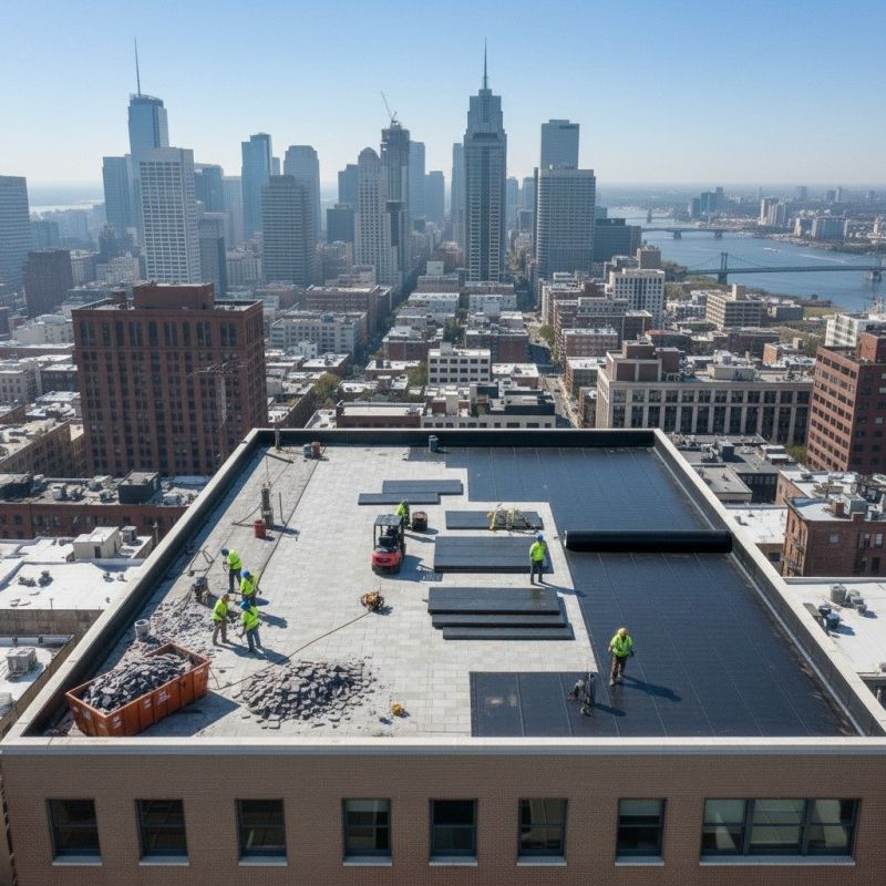 Flat Roof Replacement in Glencoe, IL