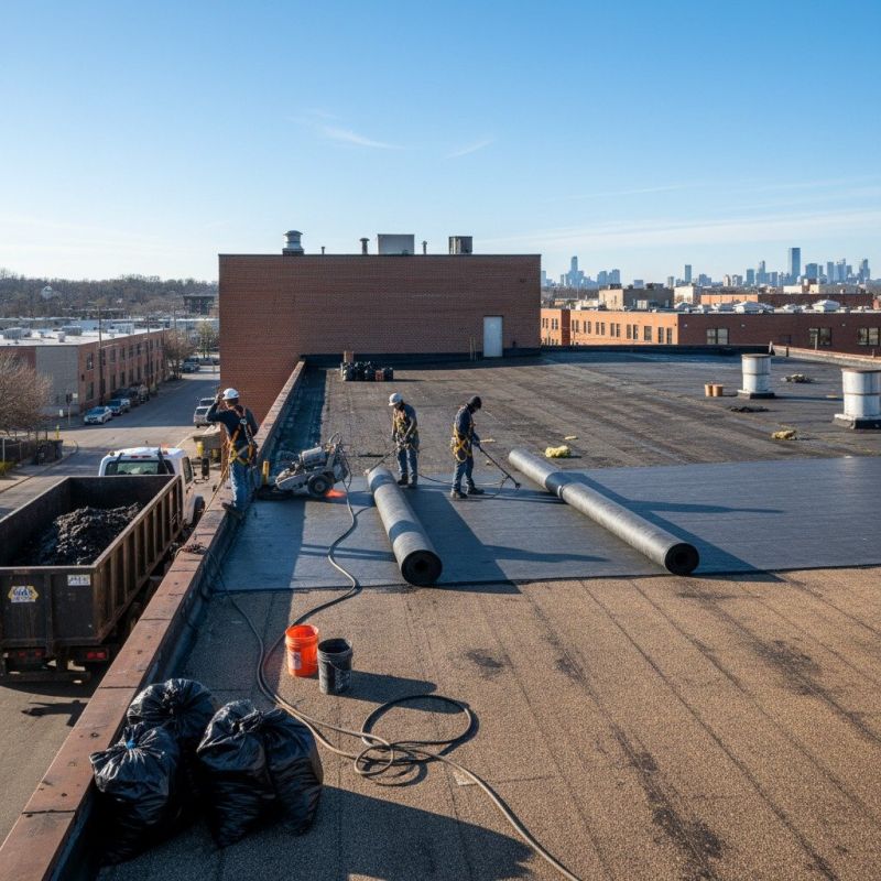 Flat Roof Replacement in Harvey, IL