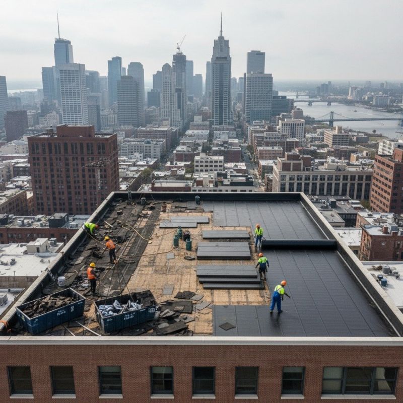 Flat Roof Replacement in Schererville, IN