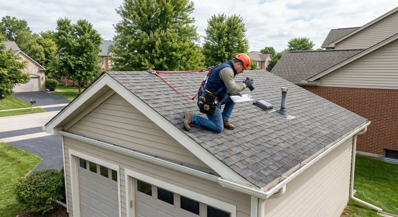 Garage Roof Inspection in Cook County, IL