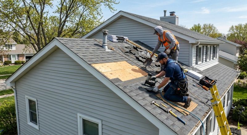 House Roof Repair in Dolton, IL