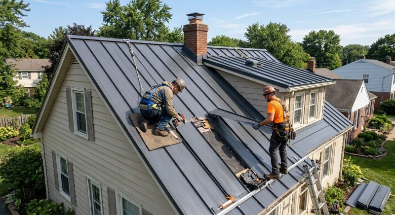 Metal Patio Roof Repair in Cook County, IL