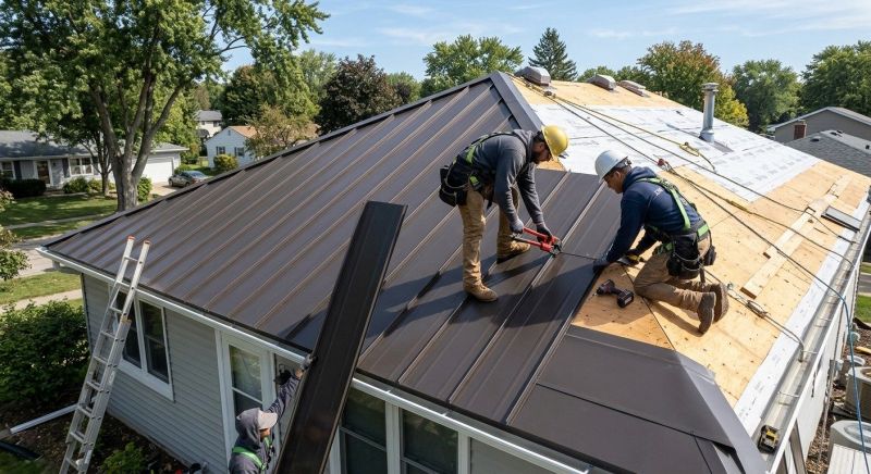 Metal Roof Installation in Lockport, IL