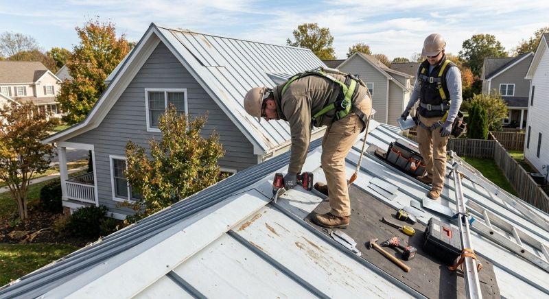 Metal Roof Repair in Frankfort, IL