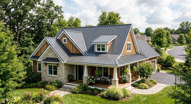 Metal Roof Replacement in Glenview, IL