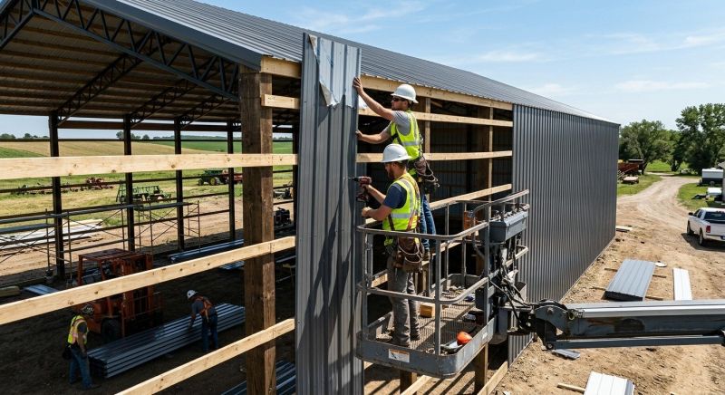 Pole Barn Roof Repair in Evanston, IL