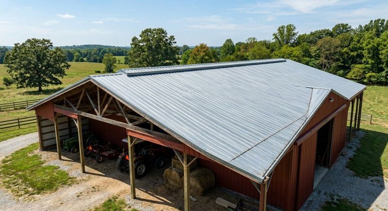 Pole Barn Roof Repair in Evergreen Park, IL