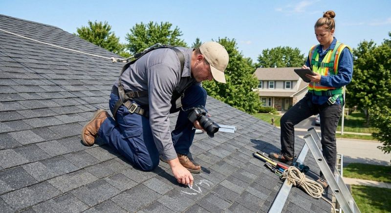 Roof Damage Inspection in Clarendon Hills, IL