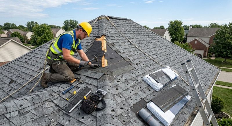 Roof Damage Repair in Chicago Ridge, IL