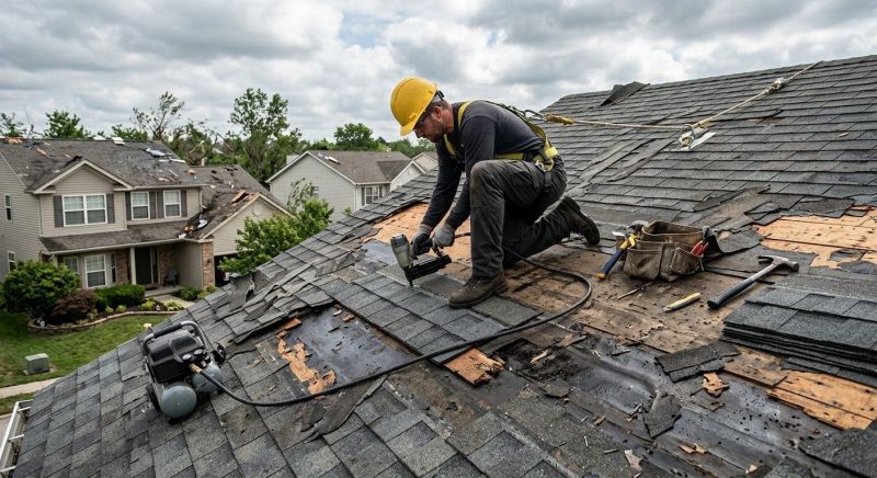 Roof Damage Repair in Downers Grove, IL