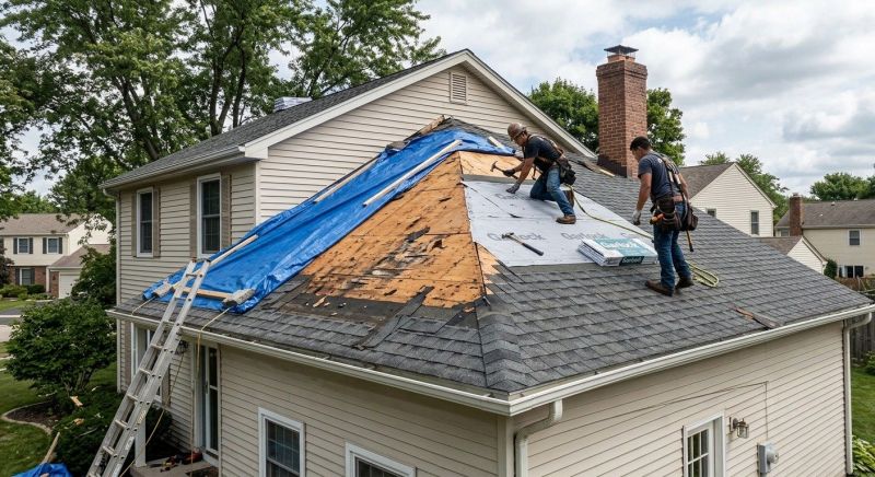 Roof Damage Restoration in Elmhurst, IL